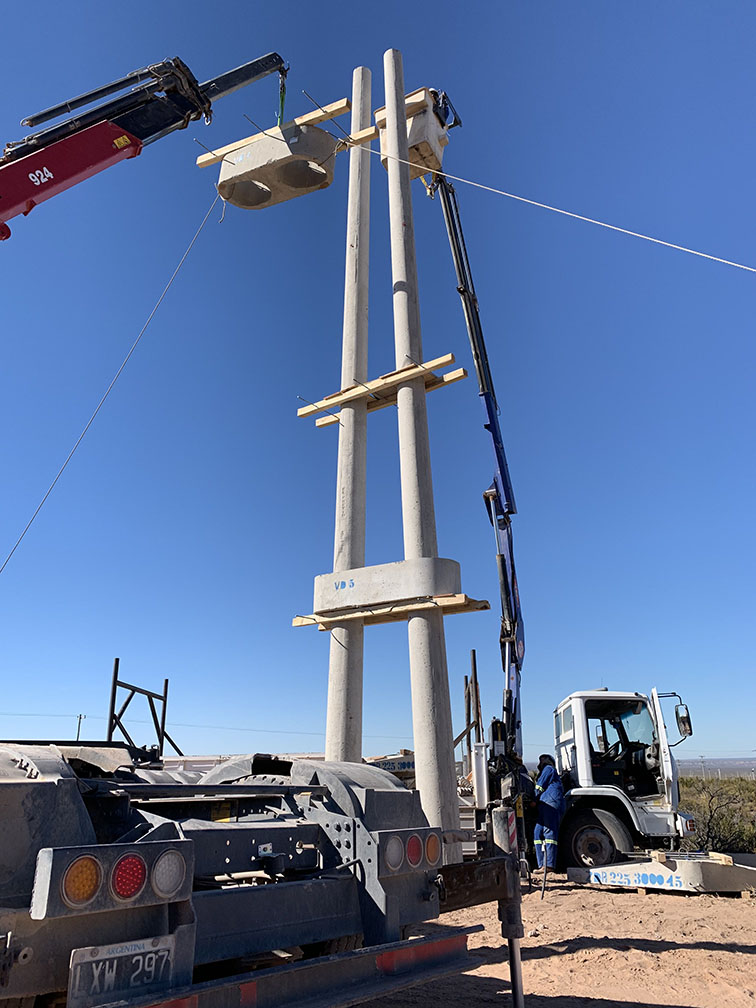 Construcción de 12 km de LMT 33 KV